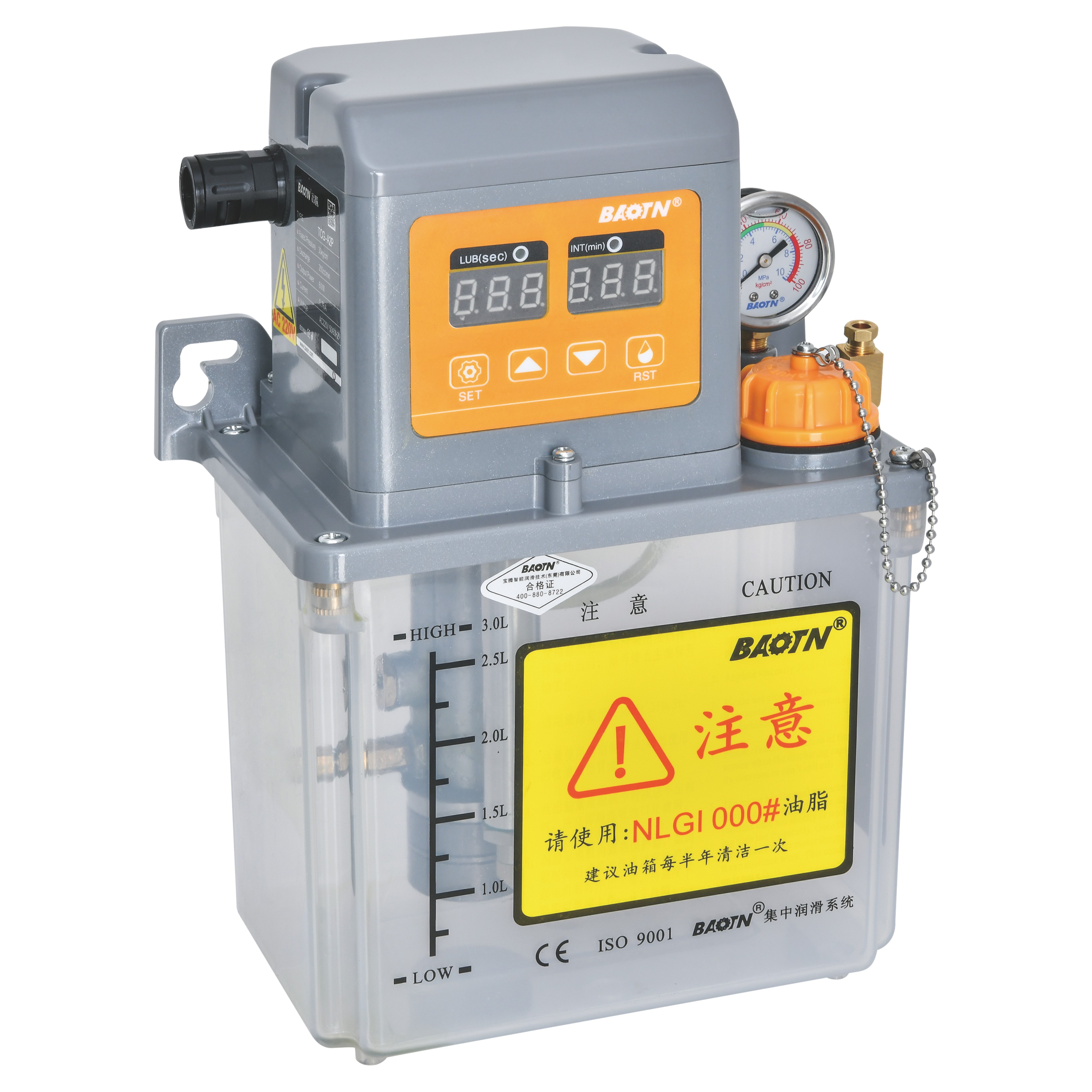 GTB-A2 Digital Grease Lubrication Pump for Cnc Machine Lubrication System