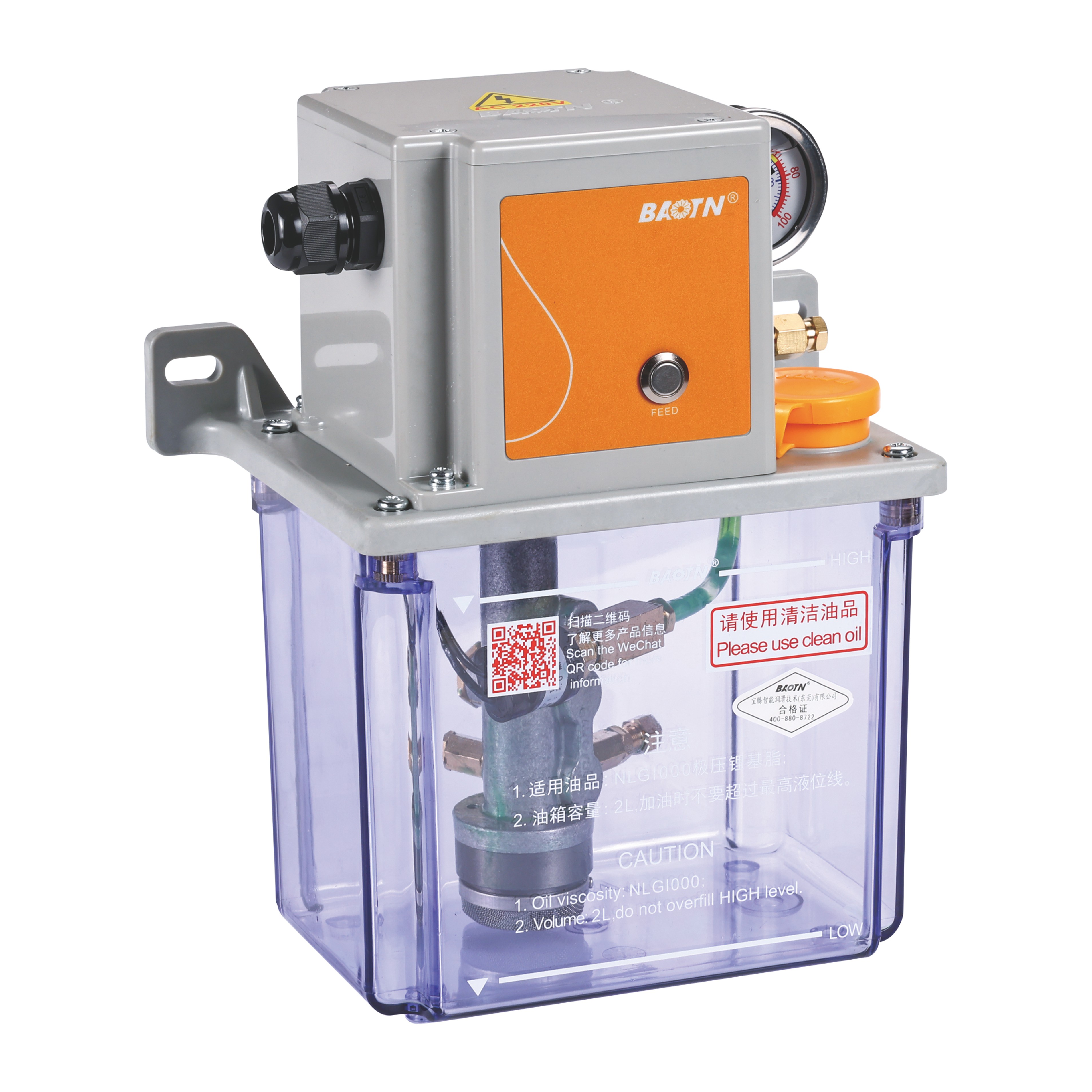 GTC-C1 Baotn Centralized  Grease Oil Lubrication System pump PLC Grease Pump Progressive Type
