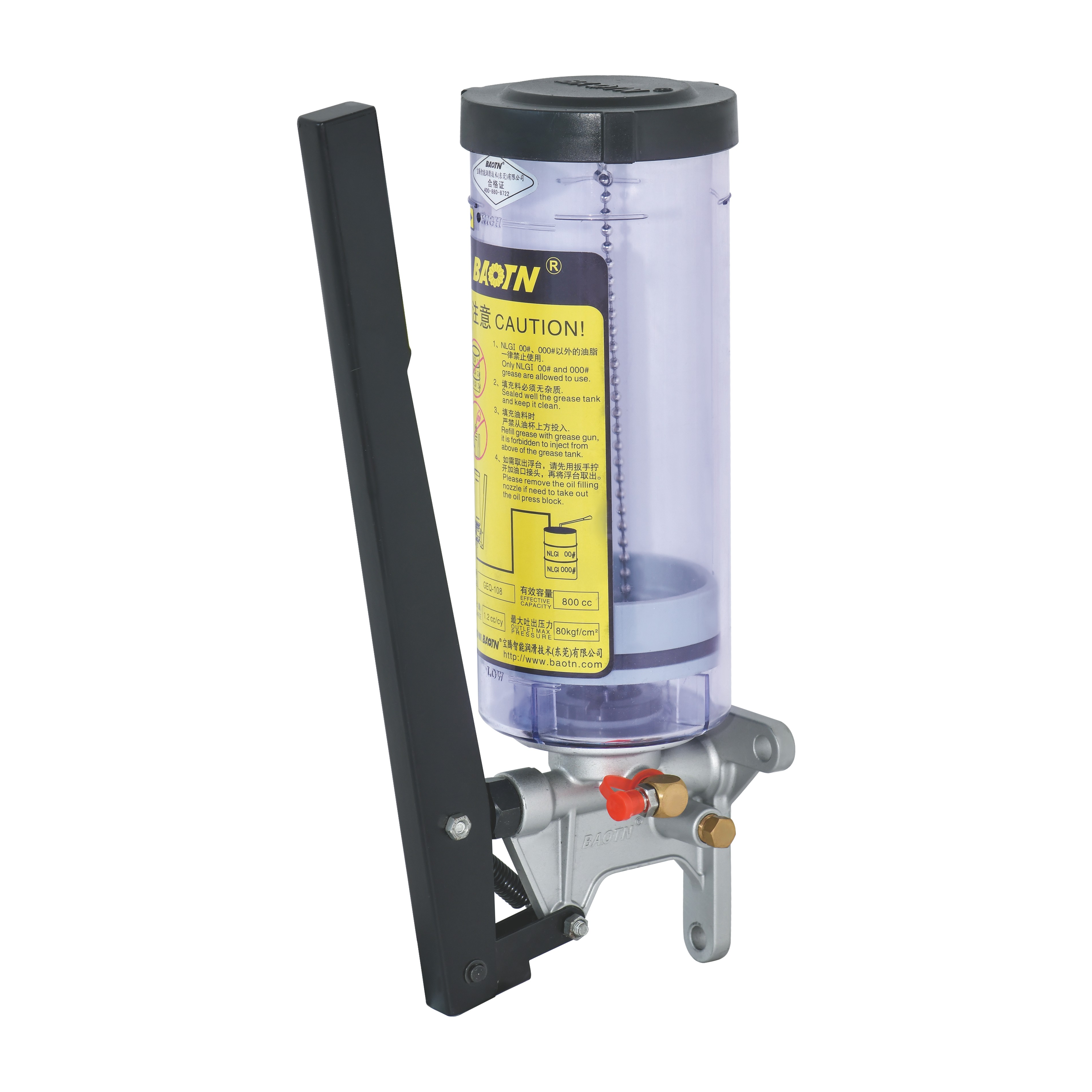 GEQ-1 Progressive Manual grease lubrication pump system for machine